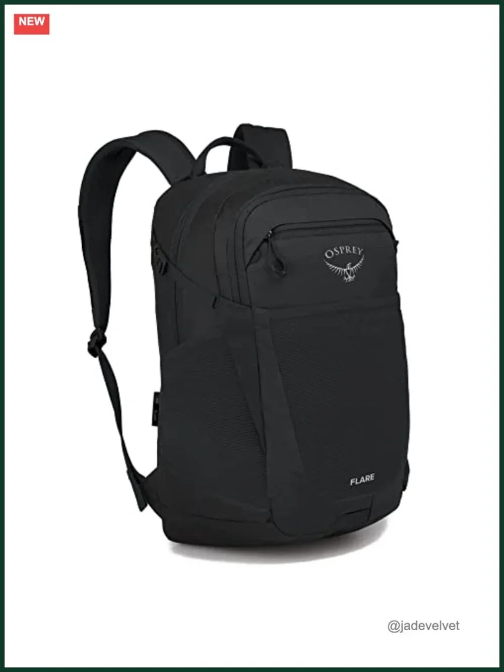 Laptop Backpack, Fits 16in, Polyester, Water Resistant, 27L